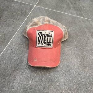 Brand new distressed hat
